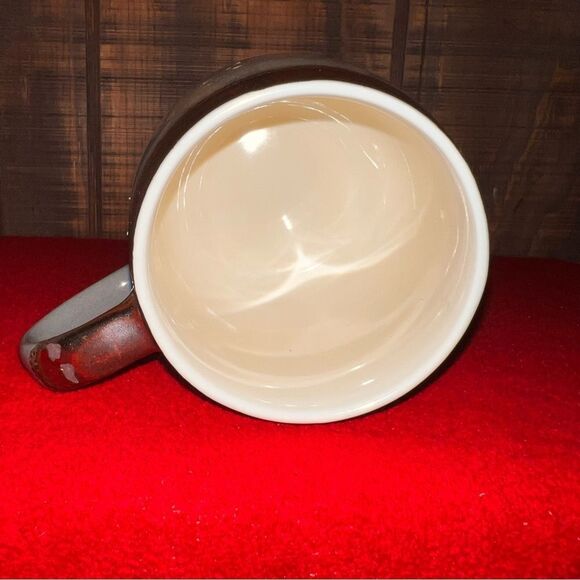 Gray Brown Tan Beige Collectible Potter’s Corner Ceramic Banded Coffee Mug Cup - Picture 5 of 7